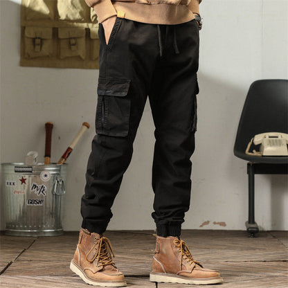 Herren Cargo-Hose Elegant mit Taschen Elastisch Modern