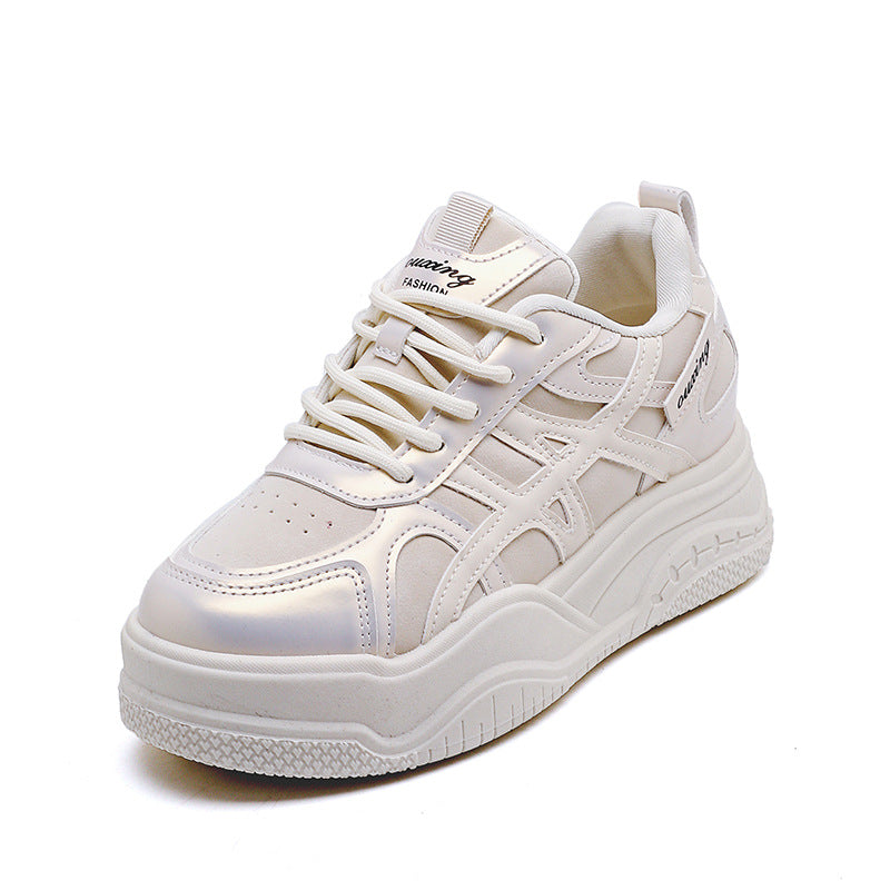 Damen Sneaker Chunky Sportlich Komfort Sohle