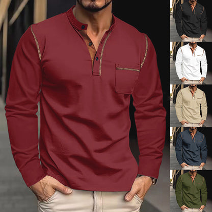 Herren Langarmshirt Klassisch Berlin Style