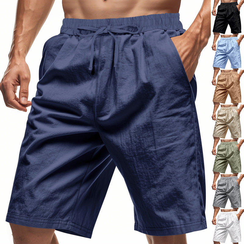 Herren Sportshorts Lässig Elastisch Mit Taschen