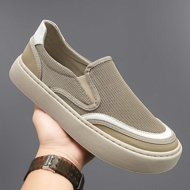 Damen Sneaker Atmungsaktiv Slip-On Bequem Flexibel