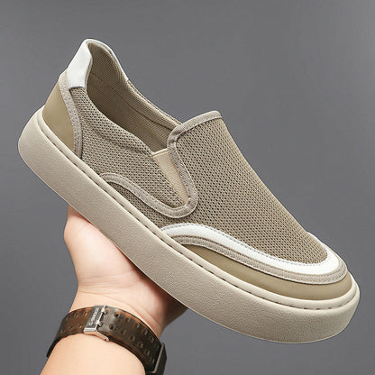 Damen Sneaker Atmungsaktiv Slip-On Bequem Flexibel