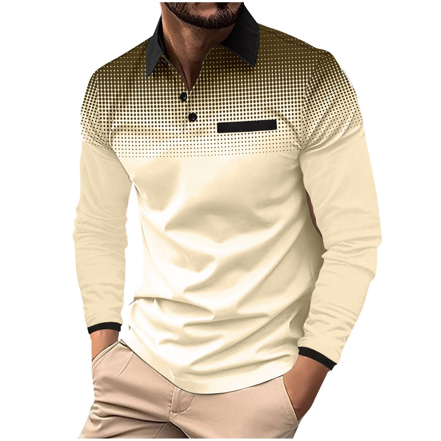 Herren Poloshirt Modern Grafik Design Berlin Style