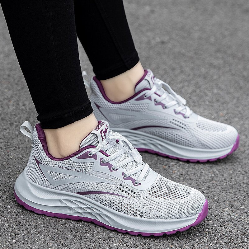 Damen Laufschuhe Atmungsaktiv Flexibel Mit Dämpfungstechnologie - BerlinGlamour