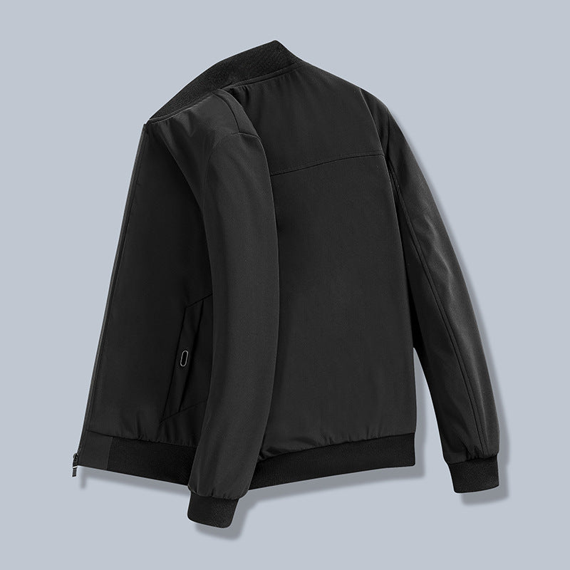 Herren Sportjacke Übergangsjacke Elastisch Mit Taschen - BerlinGlamour