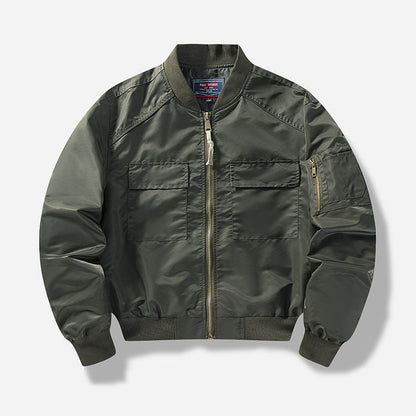 Berlin-Glamour-Bomberjacke mit Taschen und modernem Design
