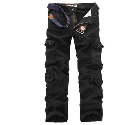 Herren Cargo-Hose Vieltaschig Verstellbar Praktisch