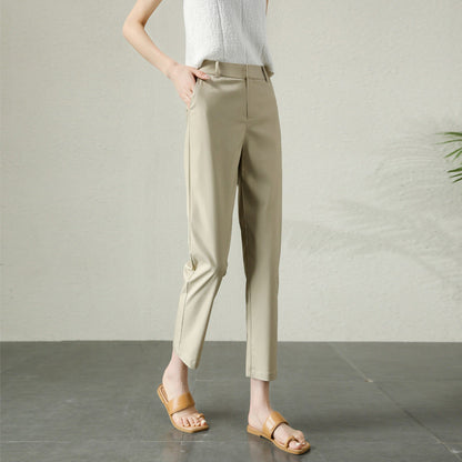 Damen Chino Hose Elegant Slim Fit - BerlinGlamour