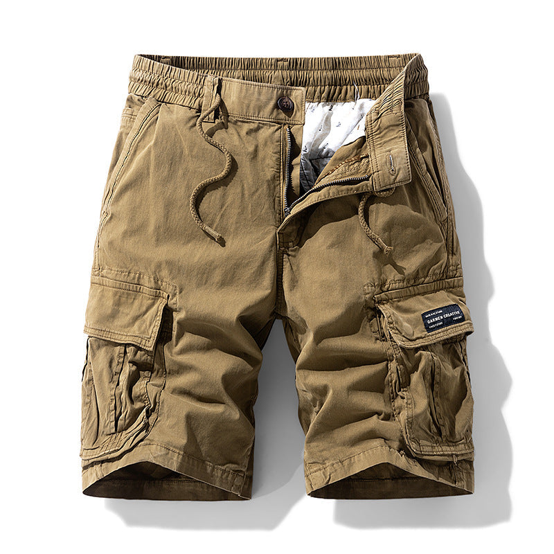 Herren Cargoshorts Elastisch Mit Taschen Sportlich