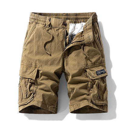 Herren Cargoshorts Elastisch Mit Taschen Sportlich