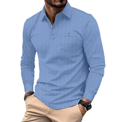 Herren Langarmhemd Elegantes Muster Hemd Berlin Modern