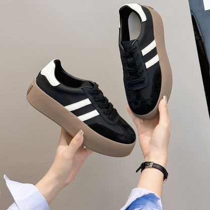 Damen Plateausneaker Bequem Robust Komfortabel