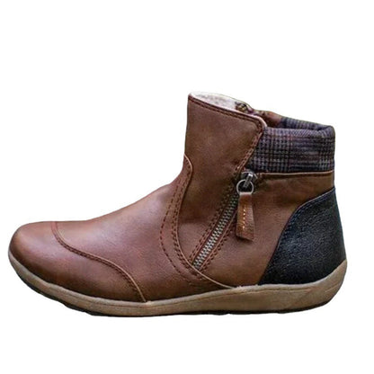 Damen Stiefel Kurz Bequem Winter Mode