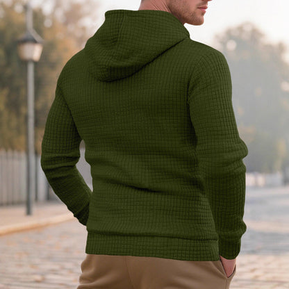 Herren Hoodie Modern Strukturiert Trendig Berlin Style