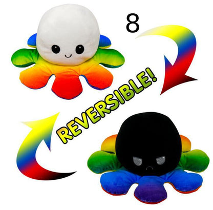 Reversibler Plüsch Octopus Kuscheltier Einzigartig