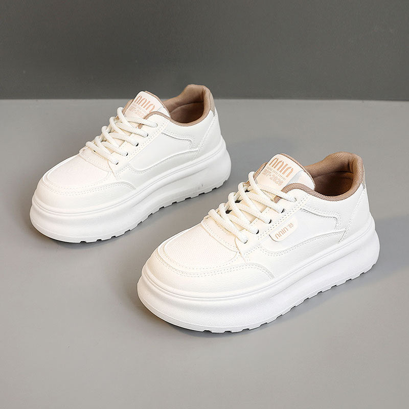 Damen Sneaker Platform Bequem Modern