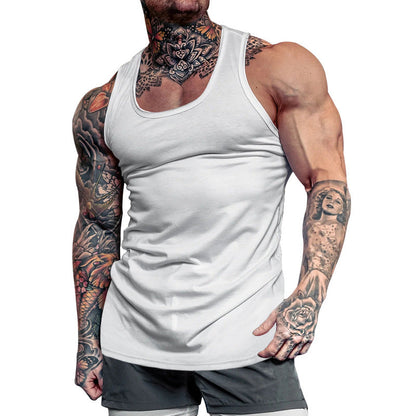 Herren Fitness Tanktop Sportlich Funktionell