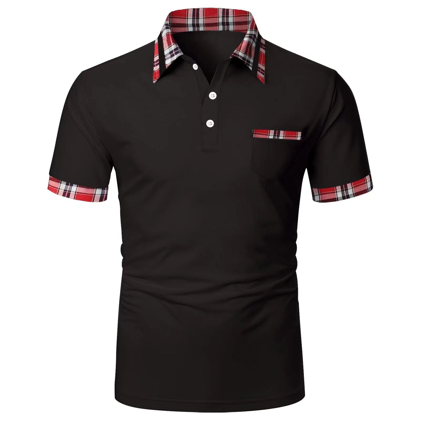 Herren Polohemd Karomuster Modern Style - BerlinGlamour