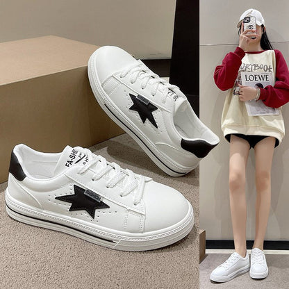 Damen Sneaker Stern-Design Trendy Frauen Schuhe