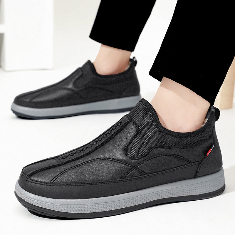 Damen Winter Sneaker Bequem Slip-On Schneestiefel Mode - BerlinGlamour