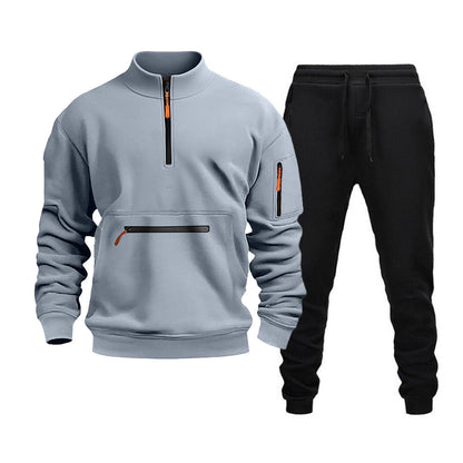 Ein modernes Sportliches Freizeit-Set mit praktischen Reißverschlusstaschen und modernem Schnitt BerlinGlamour für den ambitionierten Sportler.