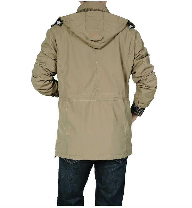 Herren Outdoorjacke Funktionell Wasserdicht Modern
