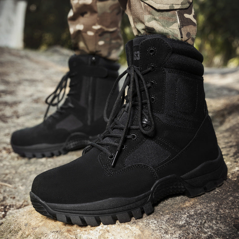 Herren Tactical Stiefel Strapazierfähig Hoch Knöchelschutz Outdoor