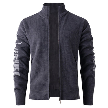 Herren Winterjacke Steppjacke Modern Mit Hochem Kragen