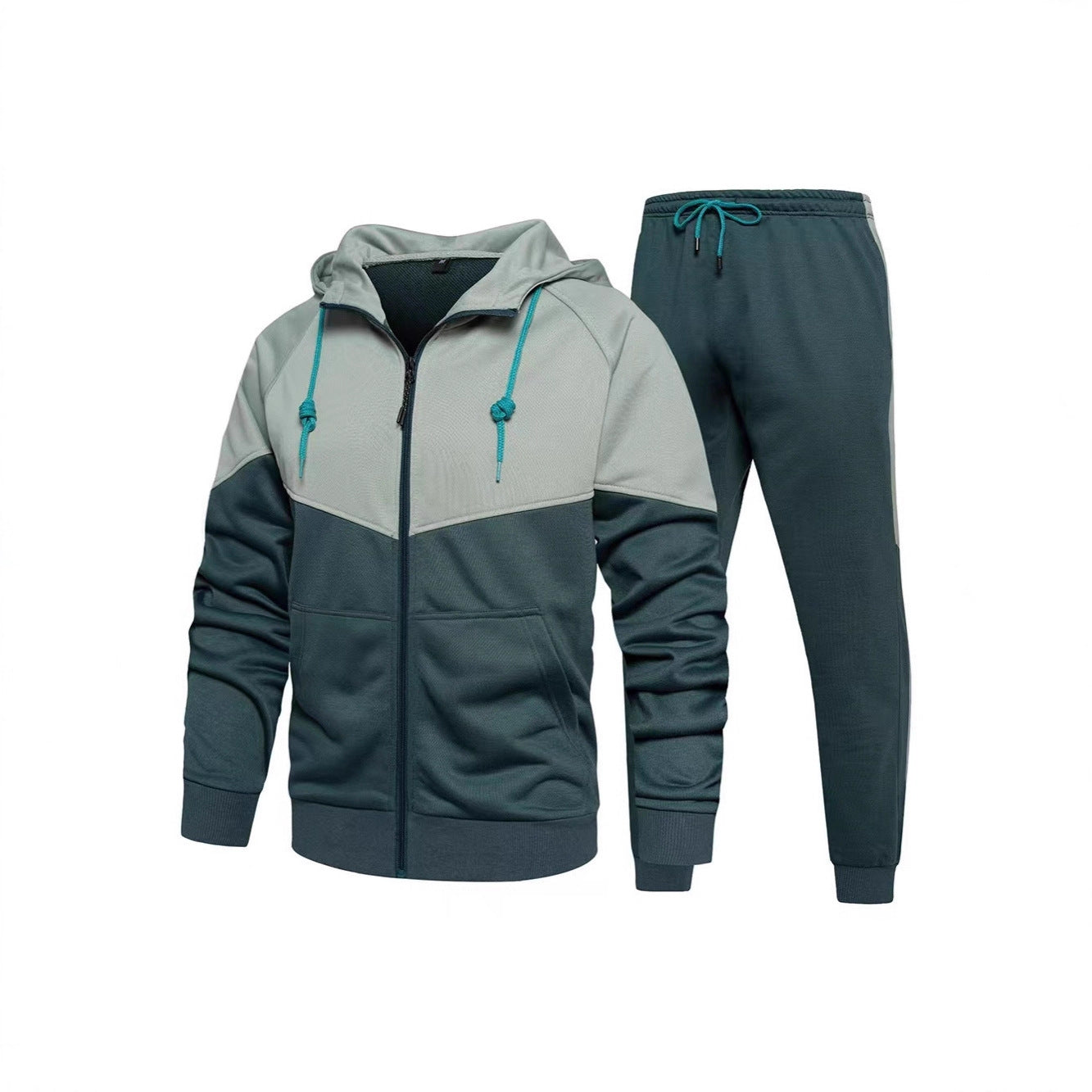 Herren Fleece Jogginganzug Sportlich Bequem