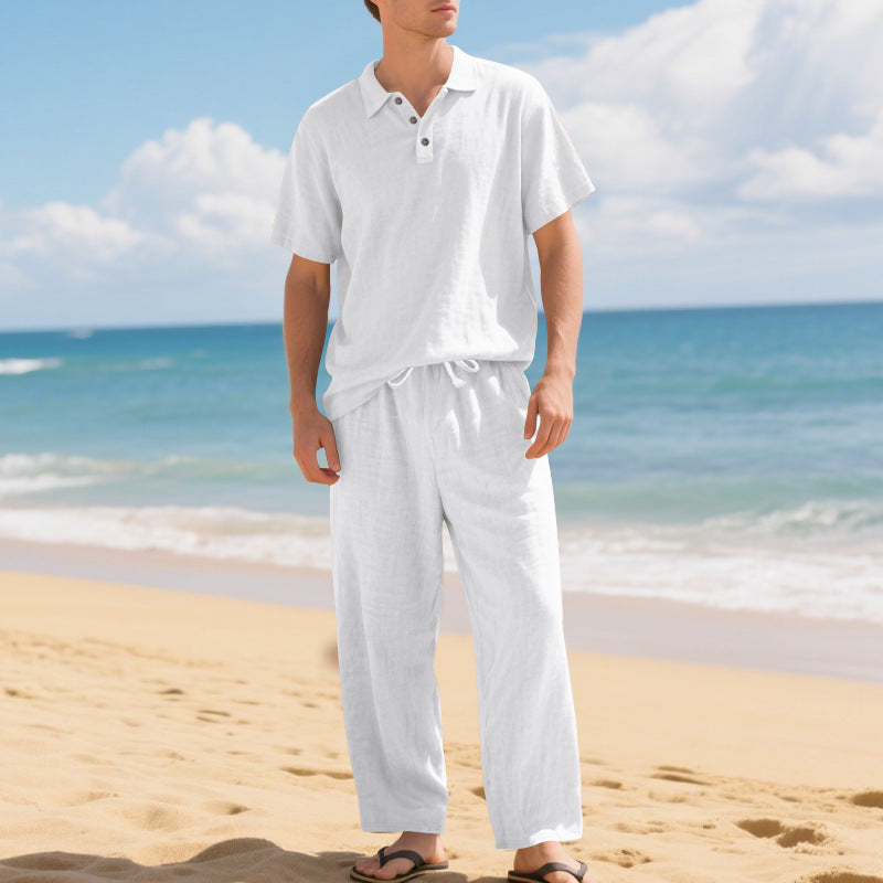 Herren Strandshorts Leicht Lässig Elastischer Bund