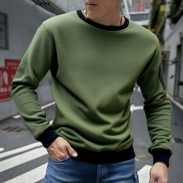Herren Sportshirt Sweatshirt Casual Modern