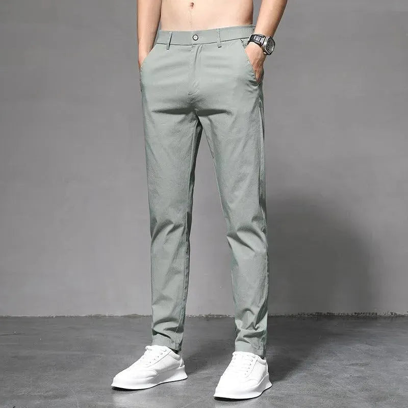 Herren Hosen Slim Fit Gerade Schnitt