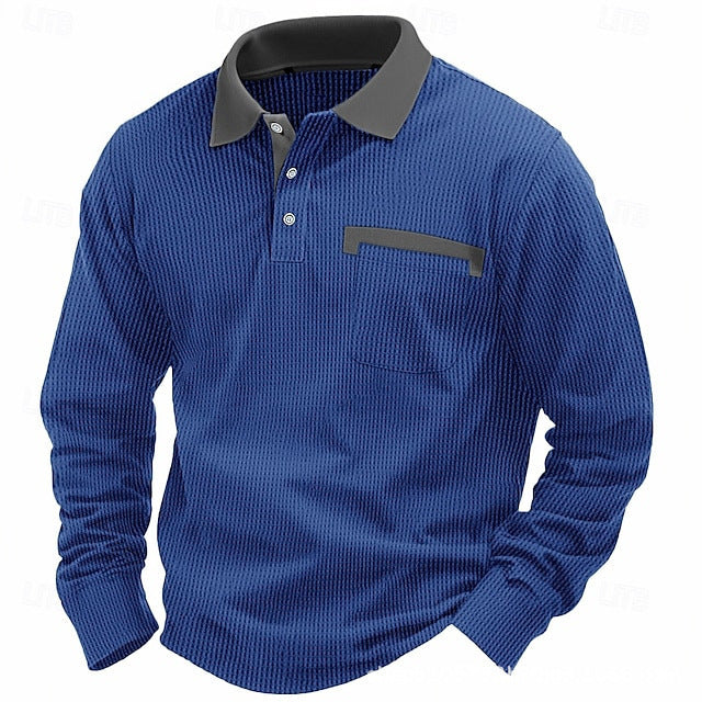 Herren Poloshirt Elegant Strukturiert Modern Berlin
