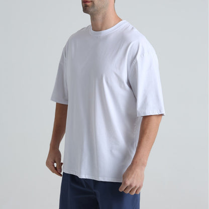 Herren T-Shirt Bequem Loose Fit aus Baumwolle - BerlinGlamour