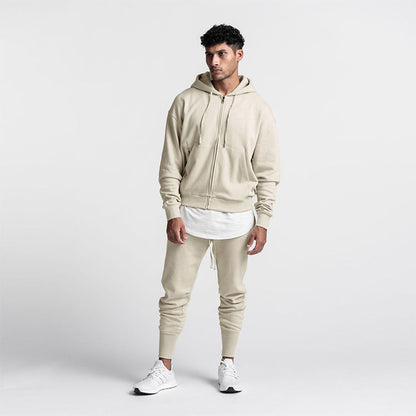 Herren Sportset Kapuzenjacke Jogginghose Set Funktionell