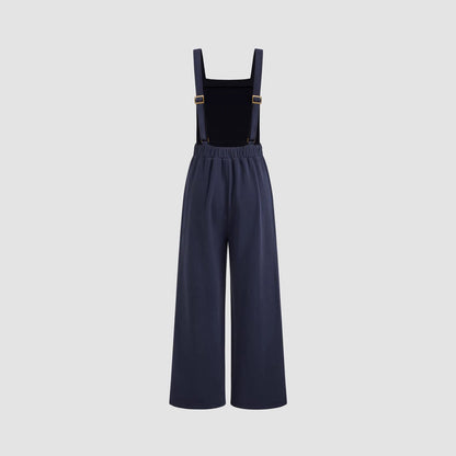 Damen Overall Weitbein mit Taschen Modern