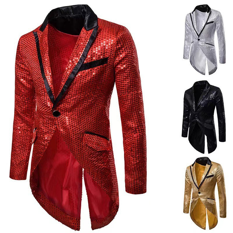 Herren Blazer Modern Schick Glänzend - BerlinGlamour