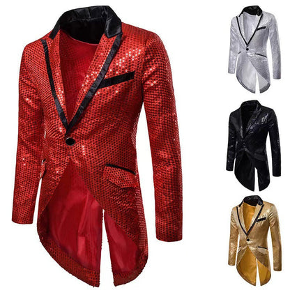 Herren Blazer Modern Schick Glänzend - BerlinGlamour