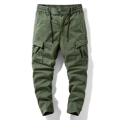 Herren Cargo-Hose Bequem Elegant Grau