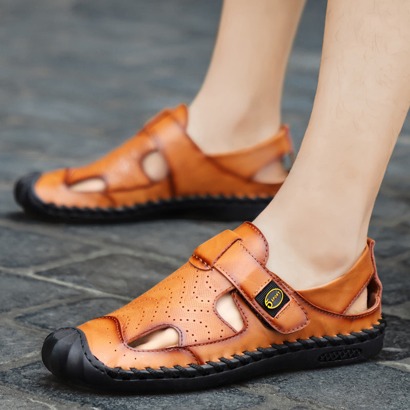 Herren Sandalen Rutschfest Atmungsaktiv Sommer - BerlinGlamour