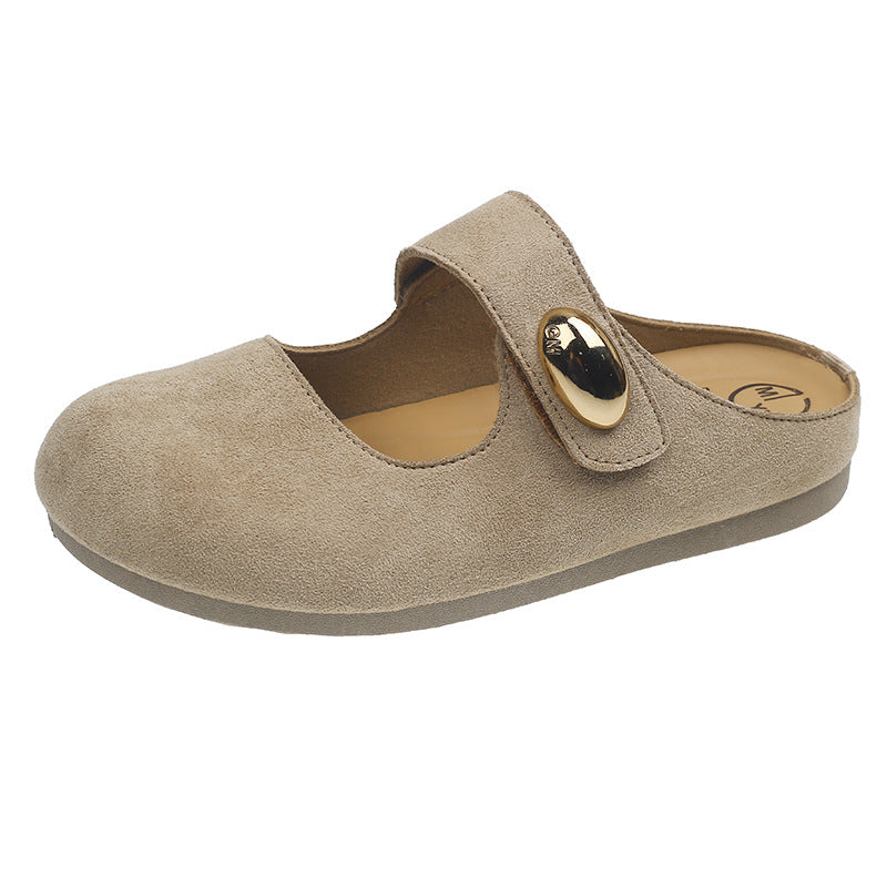Damen Clogs Bequem Elegant mit Riemen und Verzierung