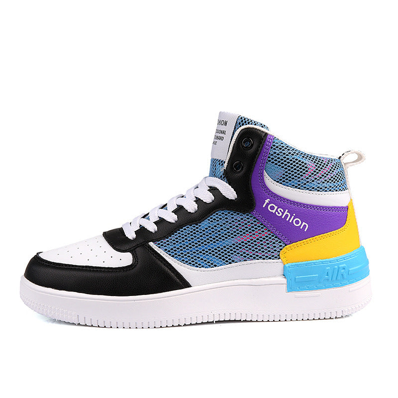 Damen Sneaker High-Top atmungsaktiv Mesh Weich