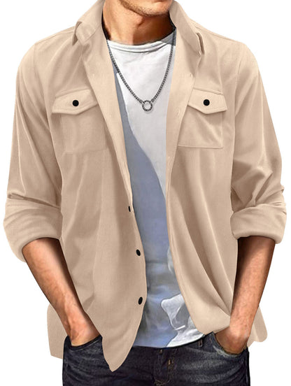 Herren Freizeithemd Modern Lässig Berlin Style - BerlinGlamour