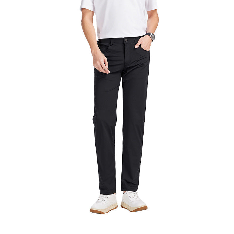 Herren Slimfit Chinohose Stretch mit Taschen Modern