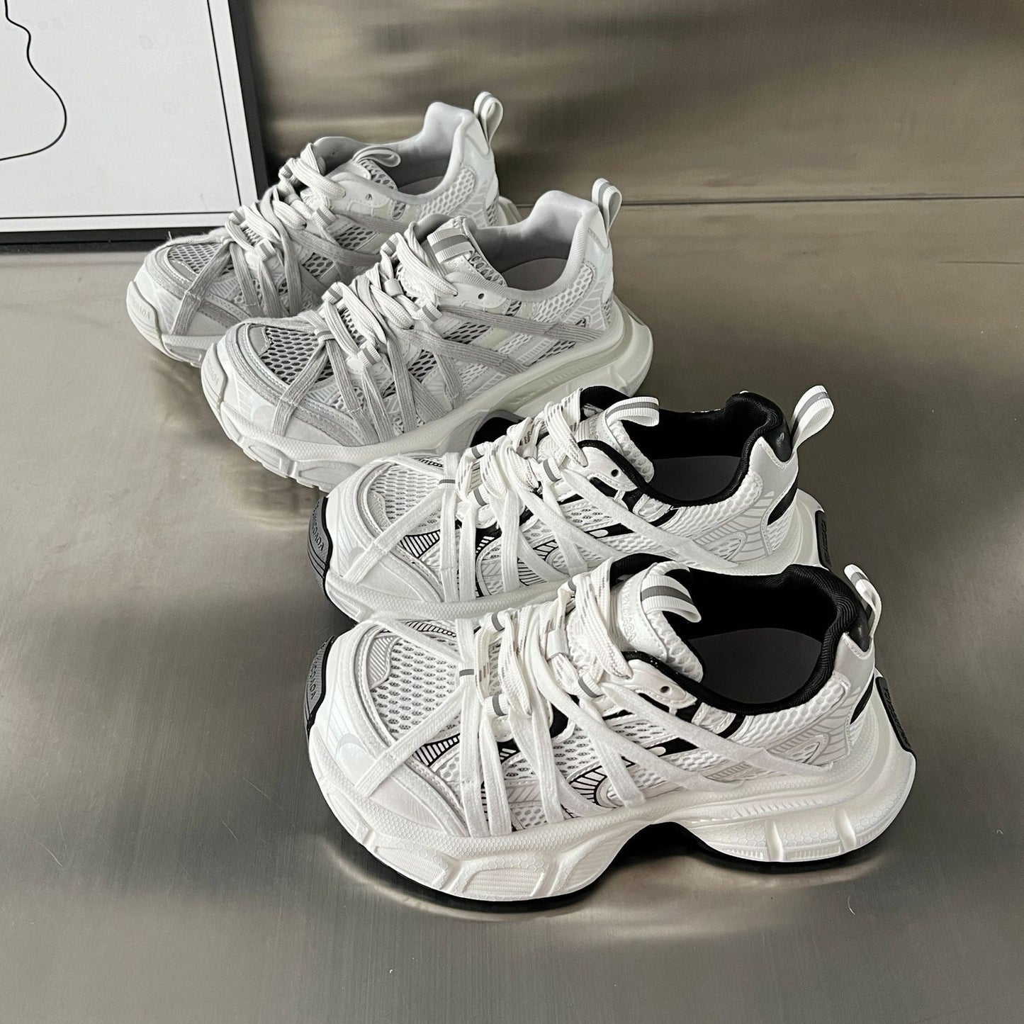 Damen Sneaker Sportlich atmungsaktivMesh