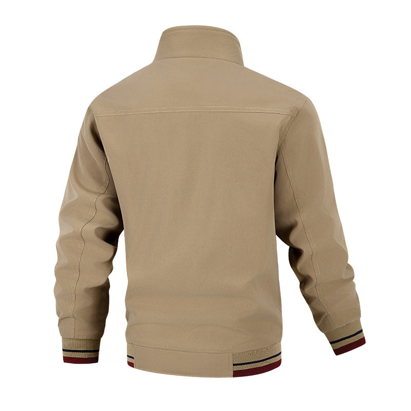 Herren Übergangsjacke Modern mit hohem Kragen und Taschen