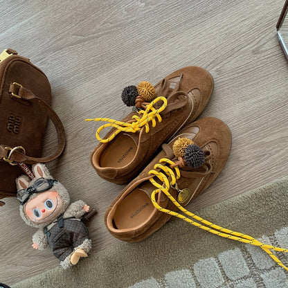 Damen Sneaker Bequem Dekorativ Schnürung Modisch