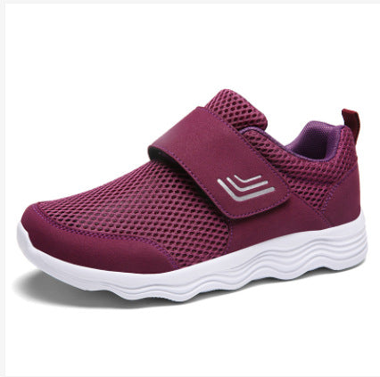 Damen Sneaker Sportlich mit Klettverschluss Komfortabel