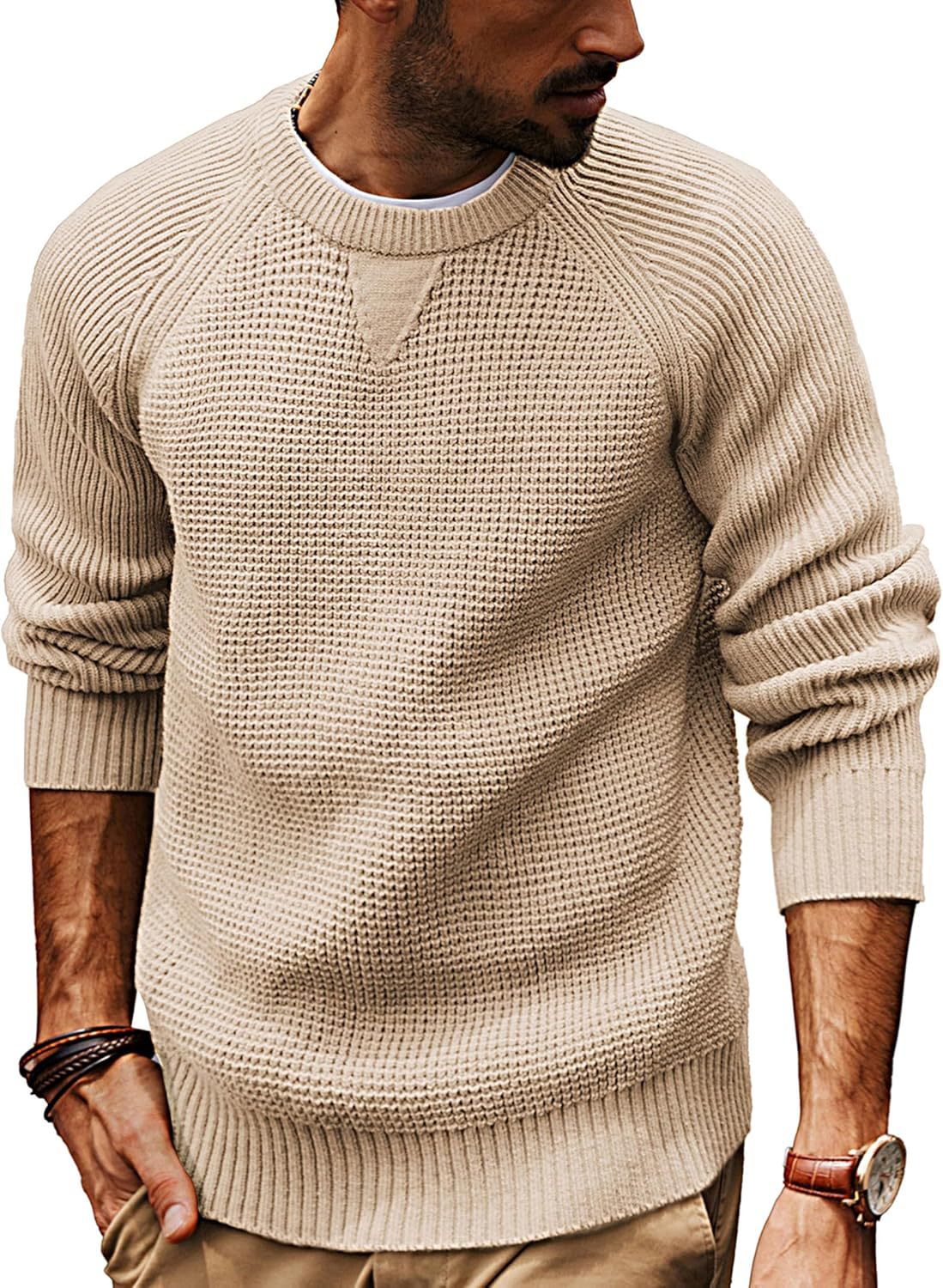 Herren Strickpullover Modern Raglan Ärmel
