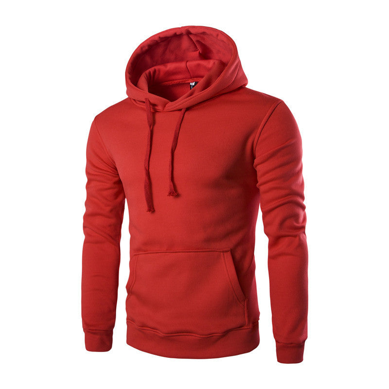 Herren Hoodie Übergroß Kängurutasche Großmaschen Pullover